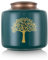 Ash Urn Adult Female with Golden Tree of Life, Baby Urn, Dark Green Adult Male Urn, Human Urn Holds 138 Cubic Inch Ashes (Dark Green L)