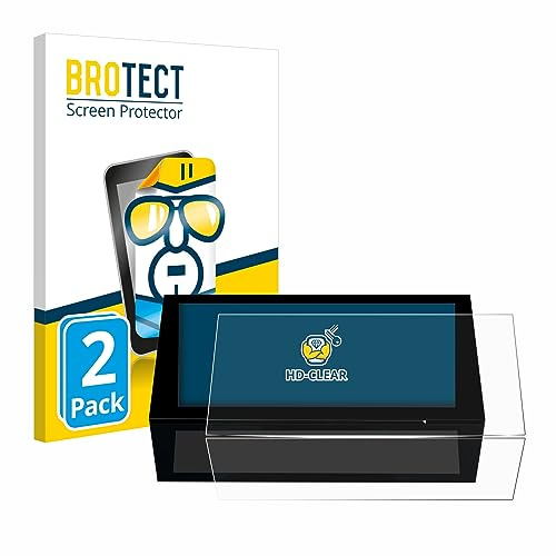BROTECT Schutzfolie für Peugeot 308 2022 Infotainment System 10 | 2 Stück Transparenter Displayschutz Made in Germany Klare Displayschutz-Folie Clear Einfache Montage Case-Friendly