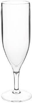 Flûte Champagne Incassable | Lot de 6 Flûtes En Tritan 17 cl Réutilisables | PP Rigide Transparent | Lavables Machine | Sécurité - Durabilité | Evènementiel - Association - Foire - Concert - Camping