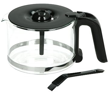 Pot en verre tourbillon Swirl Glass Jar Jug Compatible With Philips Coffee Machines