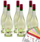 Vescovino Hugo Holunderblüte & Minze Weiß, fruchtig, sortenreines Weinpaket + VINOX Winecards (6x0,75l)
