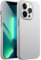 JETech Cover in Silicone per iPhone 13 Pro 6,1 Pollici, Custodia Protettiva per Tutto il Corpo Morbida al Tatto, Copertura Antiurto con Fodera in Microfibra (Grigio Chiaro)