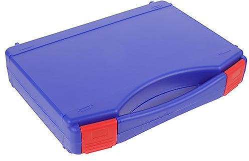 KITANDOVE Werkzeug Aufbewahrungsbox Unverzichtbarer Werkzeugbehälter Kleiner Kunststoffkoffer Werkzeug Organizer Elektriker Tragekoffer Mechaniker Werkzeug Organizer Robuster