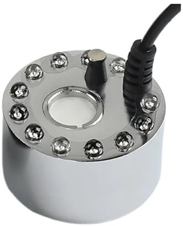 MZZYG Disco Lights Halloween Mini LED Pumpkin Light Fogger Water Fountain Pond Fog Machine Atomizer For Halloween Christmas Party Decoration For DJ Club Brithday KTV Festival Home