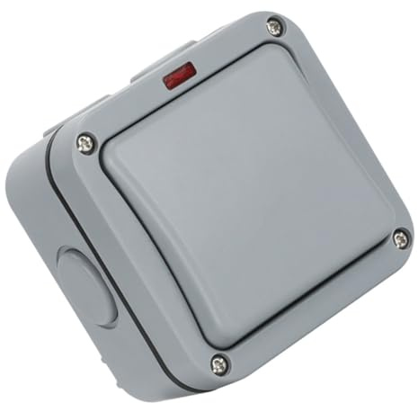 TINEASUR Interruptor Exterior De Liberación De Pulsador Botón De Puerta De Garaje Resistente