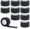 10 Rollen Verband Selbsthaftend 2.5cm*4.5m,Bandagen Selbstklebend,Klebeverband Selbstklebend,Selbstklebender Verband,Bandage Tape Selbstklebend,Elastische Binde Selbsthaftend,Schwarz