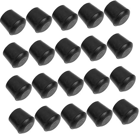 Parliky 20stücke rutschfeste Gummikappen Für Trampolinbeine Extra Dicke Trampolin-fußschutzkappen Geräuschdämpfend Mit Gummiboden Passend Für Runde Rohre Schutz Für Möbel Und Böden