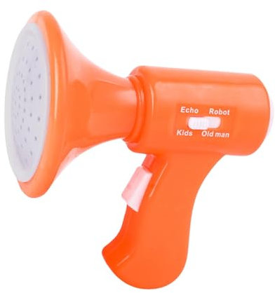 Stimmwechsler Spielzeug, Megafon mit Stimmwechsel, Stimmwechselgerät – kreativ, einfach zu bedienen, leicht, kompakt, einzigartig, 4 Klangmodi, Stimmverzerrung, Spielzeug verstärkt die Stimme