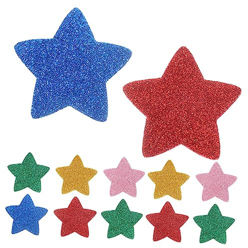 COSMEVIVI 15-teiliges Stern-Aufkleber-Set Eva Scrapbooking-Aufkleber Für Grad-Cap- Bastelprojekte