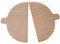 Pelle à pizza en bois, planche à pizza demi-ronde en bois | Lot de 2 planches à pizza pour un facile de pizza, croûte de , pelle à pizza, poignée de four, spatule à pagaie,