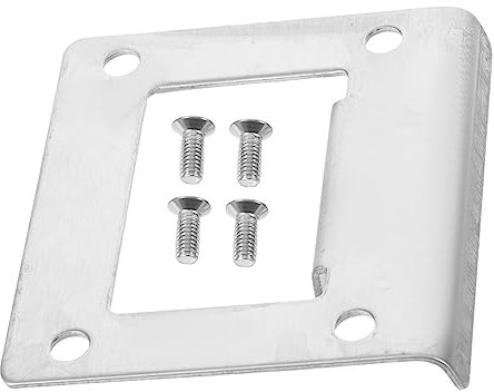 Artibetter Extended Strike Plate Door Strike Plate Extender for Wooden Door Security Guide Piece Installation Kit