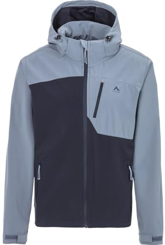 Mc Kinley Herren Mount Bona Softshelljacke, Blue Smoke/Navy, 3XL