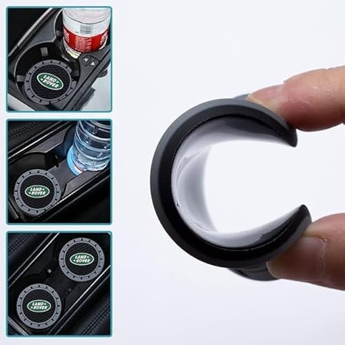 Two Pack, Car Cup Holder Holder Insert Coaster, Anti Slip Car Cup Coaster, Interior Accessories (Model 2)