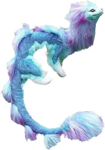 Sunknight 50 cm Der letzte Drache aus Plüsch, Drachenplüsch, handgefertigtes Plüschspielzeug, Dekorationsgeschenk für Zuhause, Plüschspielzeug für Erwachsene und Kinder (Violett)