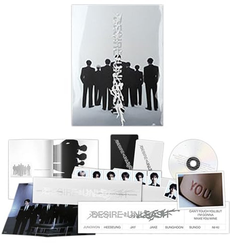 [DESIRE : UNLEASH] (MAKE Ver.) Cover + CD-R + Seal Set + Photobook + Poster + Sticker + Mini Photo Piece + 2 Pin Badges + 4 Extra Photocards