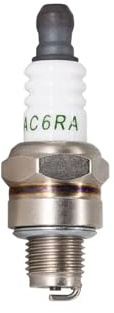 UYTGFO Passend for 1223/CMR6A, for Husqvarna HQT-4, passend for Kettensäge, Rasenmäher, Trimmer, Vollmutter, Zündkerze, Taschenlampe, AC6RA, 1 Stück, Kerze ersetzen