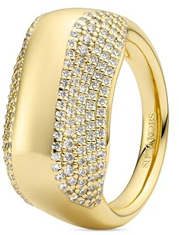 Sif Jakobs Ring Borsa Vergoldet 925 Sterling Silber 58