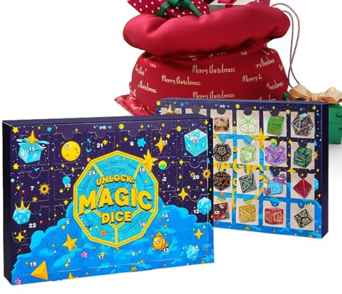 laxreheye Adventskalender - 24 Rückwärtszählung mit | Geheimnis | Für Teenager Frauen und Männer Rollenspiele Tisch-Rollenspiele für die Saison und Partys