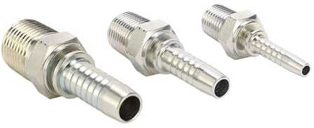50PCS 15611-16-16 NPT Male hydraulic hose fitting pipe fittings Z1''X11.5 X 25DN HOSE