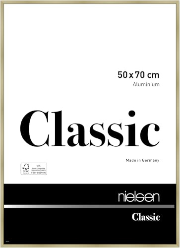 nielsen Aluminium Bilderrahmen Classic, 50 x 70 cm, Gold