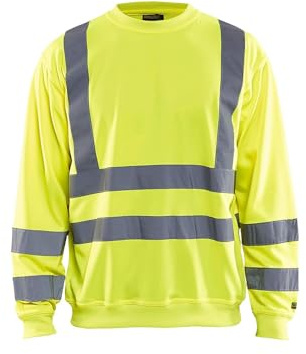 Blaklader 33411974 SWEATSHIRT HIGH VIS, Gelb, grootte XXXL