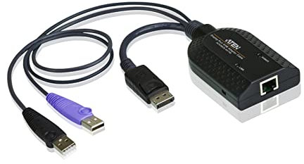 ATEN KA7169-AX Displayport-USB-KVM-Adapterkabel, schwarz