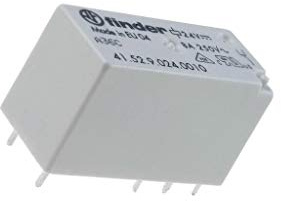 41.52.9.012.0010 Relais: elektromagnetisch DPDT USpule : 12VDC 8A/250VAC 15A FIN