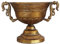 Pokal Amphore Dekovase Vase Blumenvase Antik Metall Vintage Deko Retro Design (LN52-8 16 cm Hoch Gold)