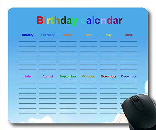 2019 Kalender-Mauspad-Tastatur, Kalender 373 Gaming-Mauspad, Kalenderplaner 2019 mit Feiertagsdetails