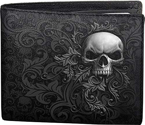 Spiral - Skull Scroll - Brieftasche - zweifach faltbar - mit RFID-Blocker und Geschenkbox