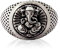Om Pooja Shop Vighna Vinashak Ganesha Ring reines Silber