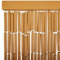 Tidyard Insektenschutz Türvorhang Bambus Bambusvorhang für Wohnungen, Bars,Terrassen und Balkone,Vorhang 90 x 200 cm Mit 90 feinen Bambussträngen,Mehrfarbig