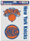 Wincraft NBA New York Knicks Aufkleber, Mehrzweck-Fan, 3 Stück, Teamfarben, Einheitsgröße