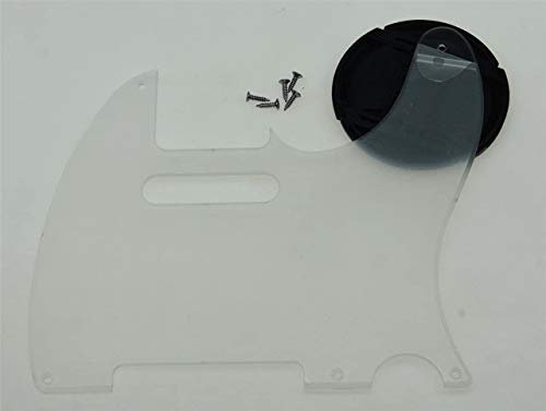 Dopro Schlagbrett für Tele Tele Gitarre, 5 Löcher, transparent