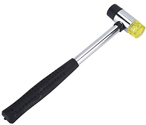 Gitarren Bund Hammer, Rubber Mallet, Generic Guitar Luthiers Doppelköpfiger Rubber Mallet Fret Hammer für Schmuckhandwerker, Lederhandwerk, Holz