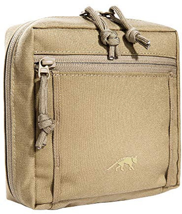 Tasmanian Tiger TT Tac Pouch 5.1 Rucksack Zusatz-Tasche mit Molle-System kompatibel, Zubehör-Tasche für EDC, Werkzeug oder kleine Erste Hilfe Sets, 15 x 15 x 6 cm, Khaki