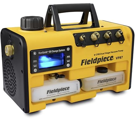 Fieldpiece VP87 – Pompe à vide double étage, 8 CFM