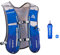 5L Sac à Dos d'hydratation vélo en Plein air Course à Pied Cyclisme randonnée Escalade Ski Chasse Sac(Bleu - avec 1 Bouteilles d'eau Souple (500ML))