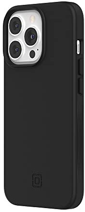 Incipio Organicore Case Compatible with Apple iPhone 13 Pro [100% Compostable & Vegetable Materials] I 2.4 m Drop Resistant I Qi & MagSafe Compatible I Slim Case Design black
