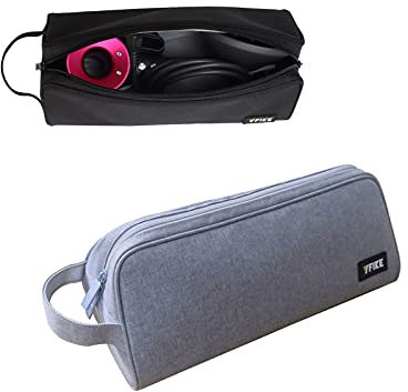 Hosoncovy Double Layer Travel Case Carrying Case Storage Bag Protective Case for Dyson Supersonic Hair Dryer HD03/HD08 for Dyson Airwrap Styler and Accessories (Grey)