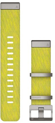 Garmin Ersatzarmband QuickFit 22 Nylon, gelb/grün
