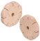 2PCS Bracelet Knitting Disk, Wood Plaited Bracelet Braiding Tool Round Disc Tray Hair Beader Tool Board for Cord 8 Slots Rond Kumihimo Set for Braided Weaving Board