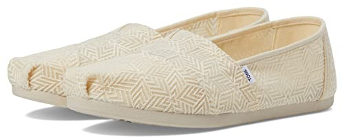 TOMS Alpargata Damen-Schlupfschuhe, leger, Beige, Größe 43 B