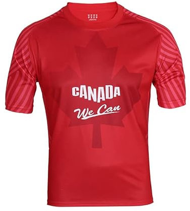 YuanDiann Qatar Coupe du Monde Football T-Shirt Fans Manche Courte Col Rond Loose Stretch Sport Casual Tee Shirt Impression Respirant séchage Rapide Jersey Maillot Entra頽ementCanada S