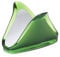 Omada Design Portatovaglioli da Tavola, Portasalviette in Acrilico, Made in Italy, Linea Square, Verde