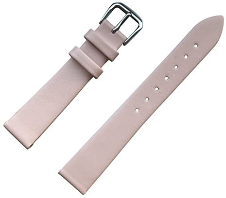 MZBUTIQ 8mm Uhrenarmband Leder Rosa Dünn Weich Ersatz für Damen
