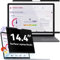 Magnetischer Blickschutzfilter Kompatibel Mit Microsoft Surface Laptop Studio 14.4 Zoll, Abnehmbar Anti Glare Blaulicht Privacy Blickschutzfolie Sichtschutz Black Security Private Screen Protector