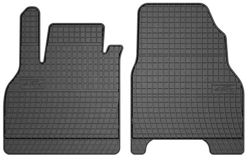 SMK Gummimatten auto fußmatten Satz passend für Renault Kangoo II 2007-2021 Erleben Sie einen neuen Standard des Reisens mit rutschfesten auto fussmatten - Mehrjahres- auto teppiche für alle Straßenve