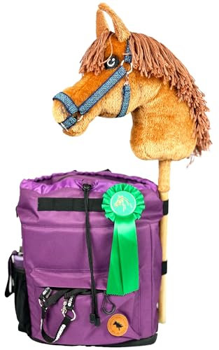 Driver13 LÓ Hobbyhorse Steckenpferd Rucksack brombeere-lila
