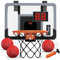 HYES Mini Basketballkorb für Kinder, Zimmer Basketball Set Mit Elektronische Anzeigetafel, 3 Ball Pumpe Indoor Outdoor Basketballkorb, Sport Spielzeug Basketball Board